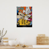 "Spirit Board Whispers" Gemälde auf einem Poster (Küche)