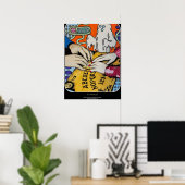 "Spirit Board Whispers" Gemälde auf einem Poster (Heimbüro)