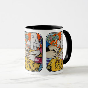 "Spirit Board Whispers" Gemälde auf einem Tasse