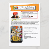 ‘Spirit Board Whispers’ Painting on a Small-Scale Einladung (Rückseite)