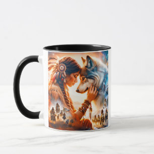 "Spirit Bond: Die Reise der Schwester des Wolfs" Tasse