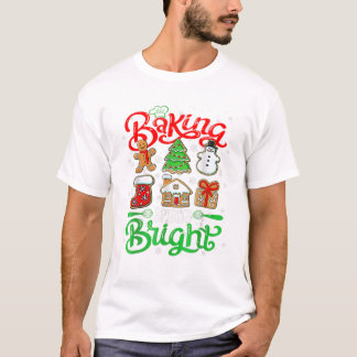 Spirit Bright Donut Christmas T-Shirt