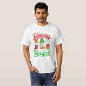 Spirit Bright Donut Christmas T-Shirt (Vorne ganz)