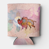 Spirit Buffalo Tiertotem Cooler Dosenkühler (Vorderseite)