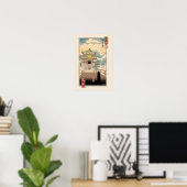 Spirit Castle Retro Art Collection Poster (Heimbüro)