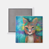 Spirit Cat Magnet (Vorderseite/Rückseite)