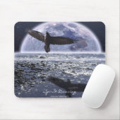 SPIRIT DANCING ~ Raven Fantasy Art Mousepad (Mit Mouse)