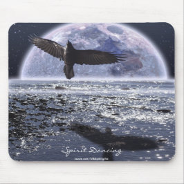 SPIRIT DANCING ~ Raven Fantasy Art Mousepad