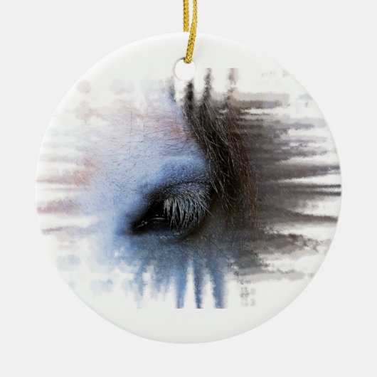 SPIRIT DER PFERDE KERAMIK ORNAMENT (Vorne)