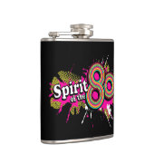 Spirit des 80er-Logos platsche angesagte Flasche Flachmann (Rechts)