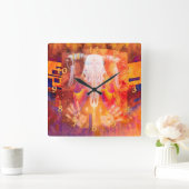 SPIRIT DES SÜDWESTEN QUADRATISCHE WANDUHR (Zuhause)