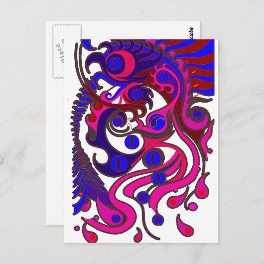 Spirit Dragon Postkarte (Vorne/Hinten)