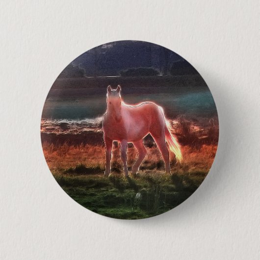 Spirit Dream Horse Button (Vorderseite)