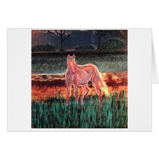 Spirit Dream Horse, gemalt (Vorderseite (Horizontal))