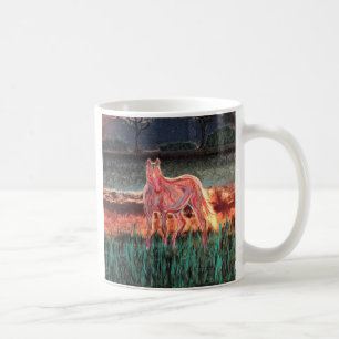 Spirit Dream Horse, gemalt Kaffeetasse