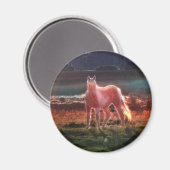 Spirit Dream Horse Magnet (Vorderseite/Rückseite)