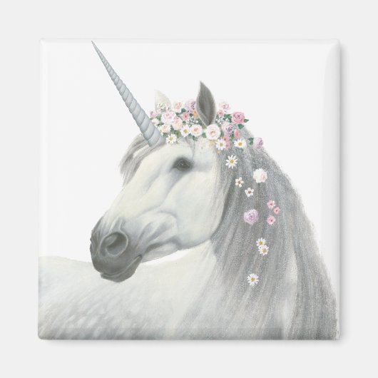 Spirit Einhorn mit Blume in Mane Magnet (Vorne)