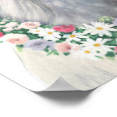 Spirit Einhorn mit Blume um Neck Poster (Ecke)