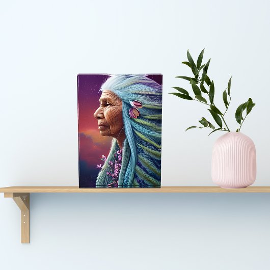 Spirit Elder Native American Fantasy Digital Art Fotoblock