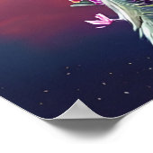 Spirit Elder Native American Fantasy Digital Art Poster (Ecke)