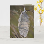 Spirit Feather Karte (Gelbe Blume)