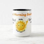 Spirit fillerte Guten Morgen Sonnenaufgang Tasse (Zentrum)