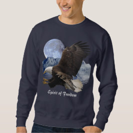 SPIRIT FREEDOM Bald Eagle Wildlife Apparel Sweatshirt