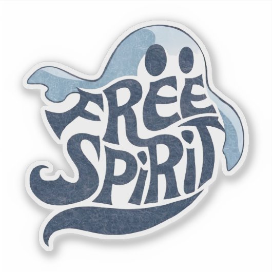 Spirit Ghost Aufkleber (Vorderseite)