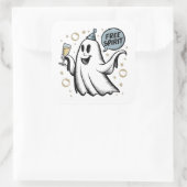 Spirit Ghost Square Sticker Set (Tasche)