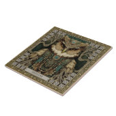 Spirit Guardian Owl: Personalisierte Stammestümpfe Fliese (Seite)