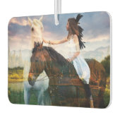 Spirit Guide Pferde und Mädchen Autolufterfrischer (Links)