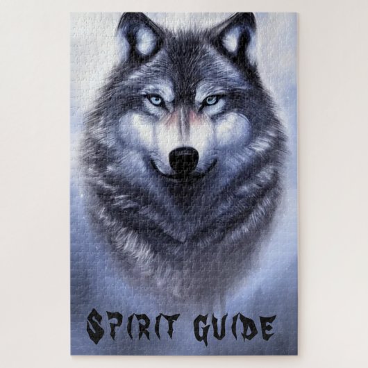 Spirit Guide wolf Puzzle (Vertikal)