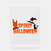 Spirit Halloween Acrylschild (Vorderseite)