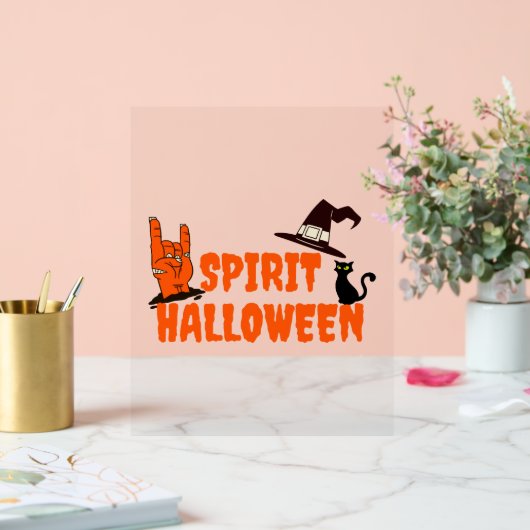 Spirit Halloween Acrylschild (Hochzeit)