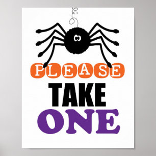 Spirit Halloween Bitte nimm eine Poster