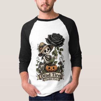 Spirit Halloween Skelett T-Shirt männlicher Garten