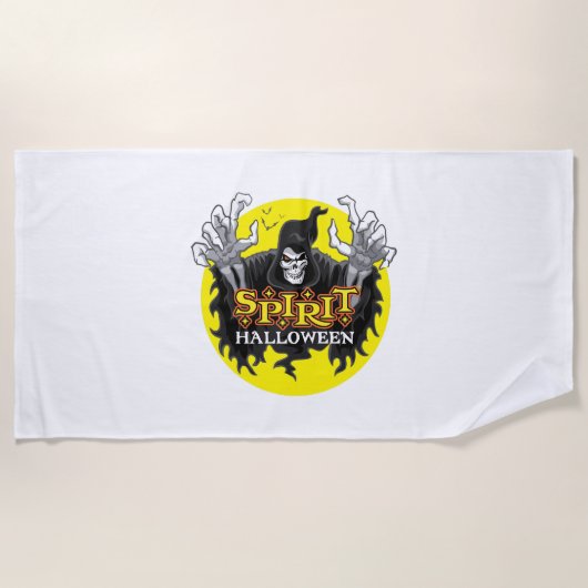 Spirit Halloween Strandtuch (Vorderseite)