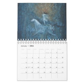 Spirit Horse Art Zwei Seiten Kleiner Kalender (Jan 2026)