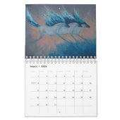 Spirit Horse Art Zwei Seiten Kleiner Kalender (Mär 2026)