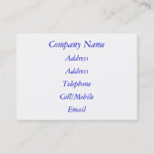 SPIRIT IM BAUM VISITENKARTE (Rückseite)