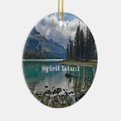 Spirit Island Jasper Nationalpark Ornament (Rechts)