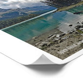 Spirit Island Maligne Lake Jasper Nationalpark Poster (Ecke)