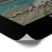 Spirit Island Maligne Lake Landscape Design Poster (Ecke)