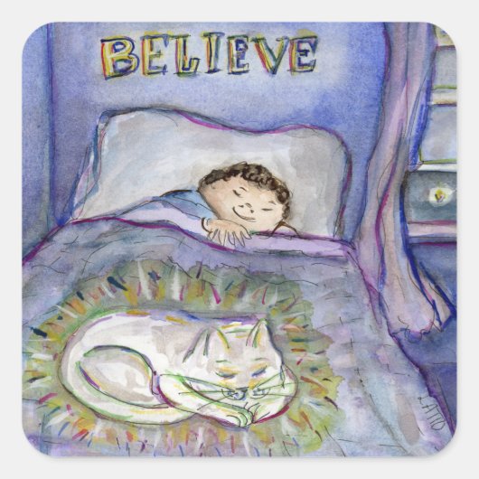 Spirit Kitty Cat Art Decal Stickers (Vorderseite)