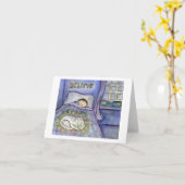 Spirit Kitty Cat Condolence Art Sympathy Card Karte (Gelbe Blume)