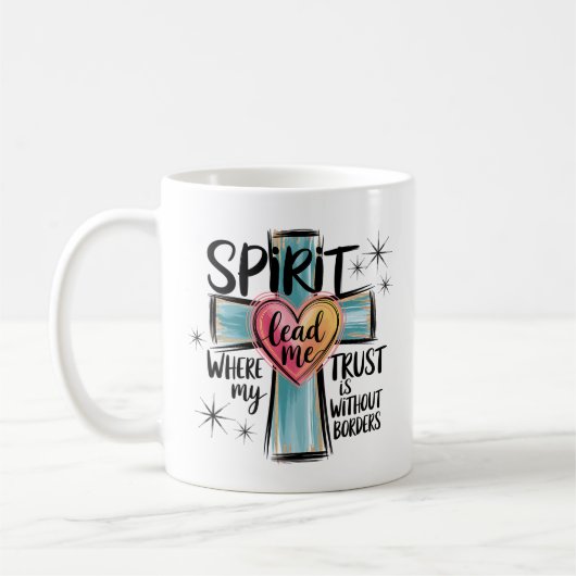 Spirit Lead Me Christlich Coffee Tasse (Links)