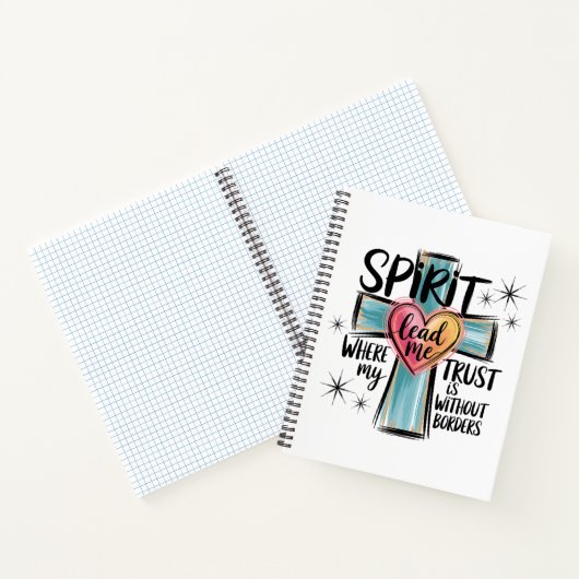 Spirit Lead Me Christlich-Notebook Notizblock (Innenseite)