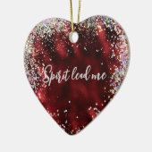 Spirit Lead Me Zitat Keramik Ornament (Links)