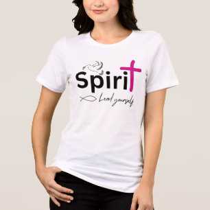 Spirit Lead   Zitat von Frauen Tri-Blend Shirt