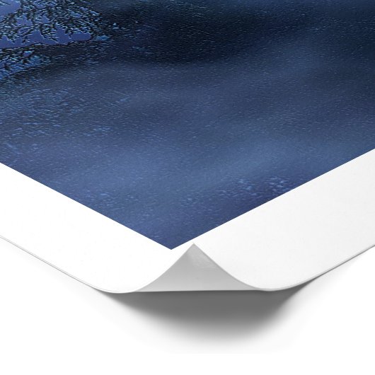 "SPIRIT MIST" Blauwaldplakat Poster (Ecke)